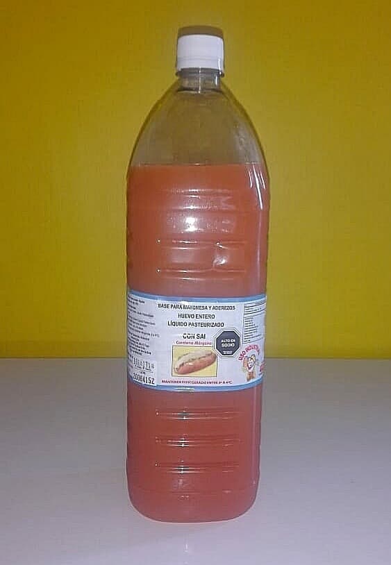 Huevo líquido pasteurizado con 5% de sal Arizona