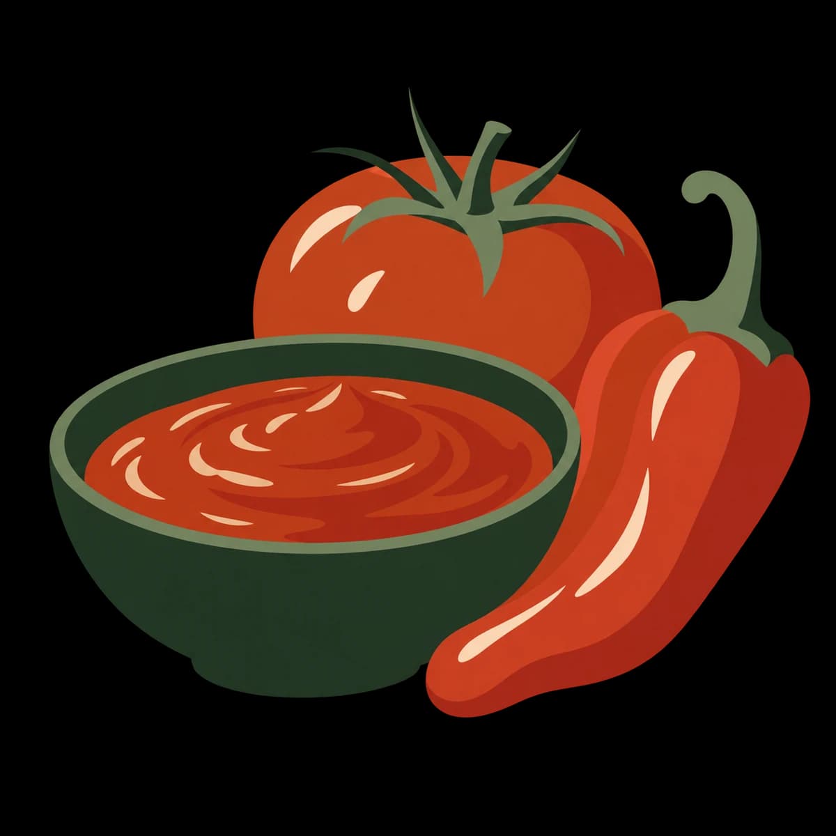 Salsas para aplicaciones alimentarias